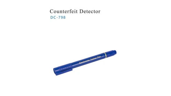 DC-798 Penna di controllo rilevatore di banconote contraffatte in plastica a base d'acqua con luce UV