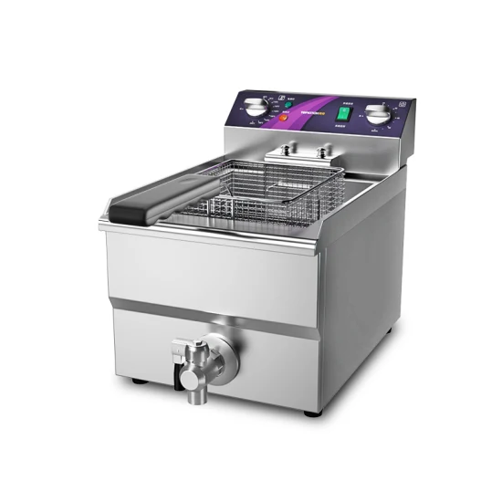 ODM OEM di marca Topkitch alimentato elettricamente in vendita Il produttore ha prodotto la friggitrice da banco per attrezzature da cucina per ristoranti