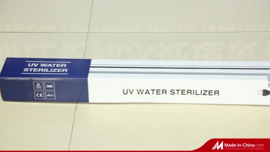 Sterilizzatore ad acqua UV in acciaio inossidabile Agua Topone 6, 12, 16, 25, 30, 55 W con CE RoHS per uso domestico