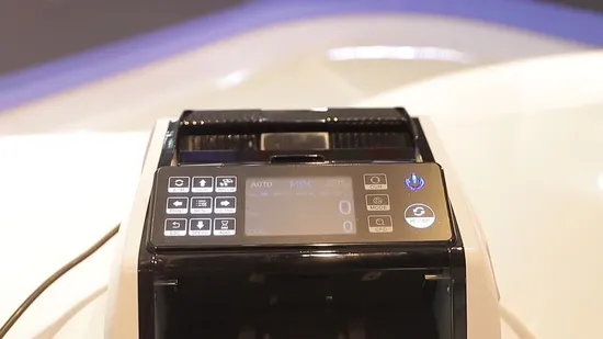 Macchina contasoldi, contabanconote con ampio display TFT