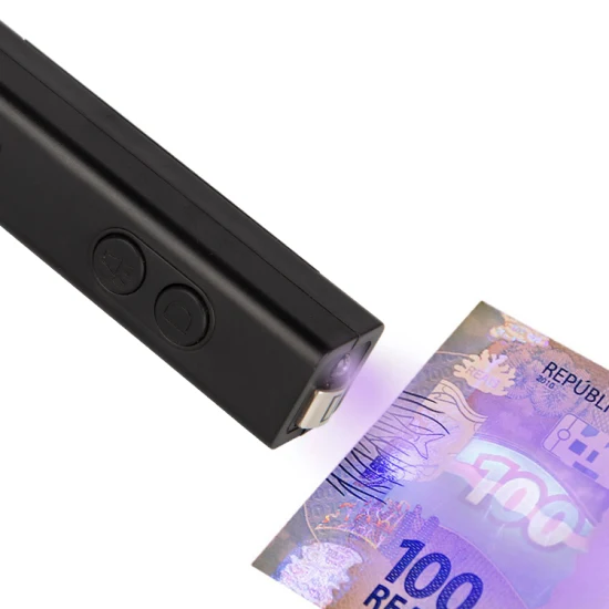Penna di rilevamento UV e MG per il rilevamento di banconote e denaro falso